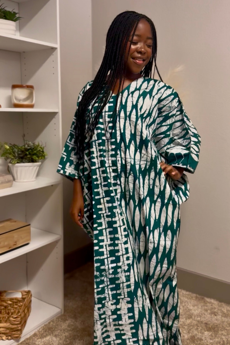Green BUBU dress