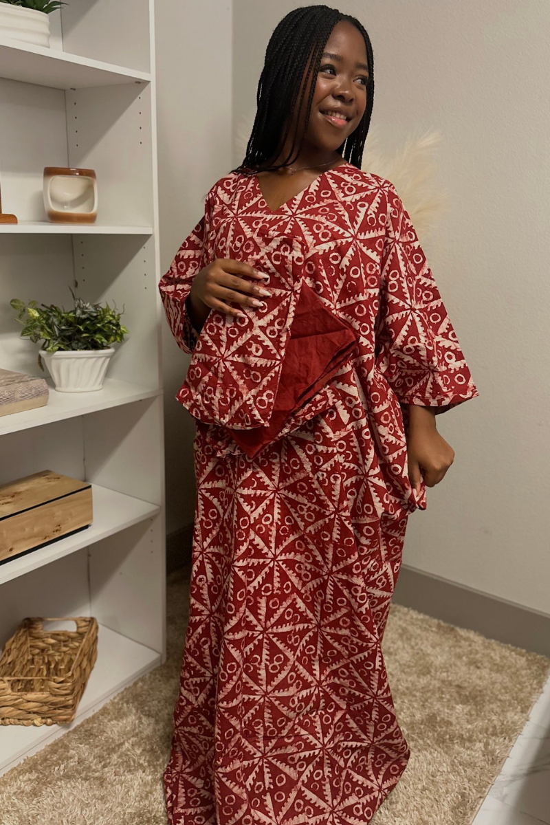 Red BUBU dress