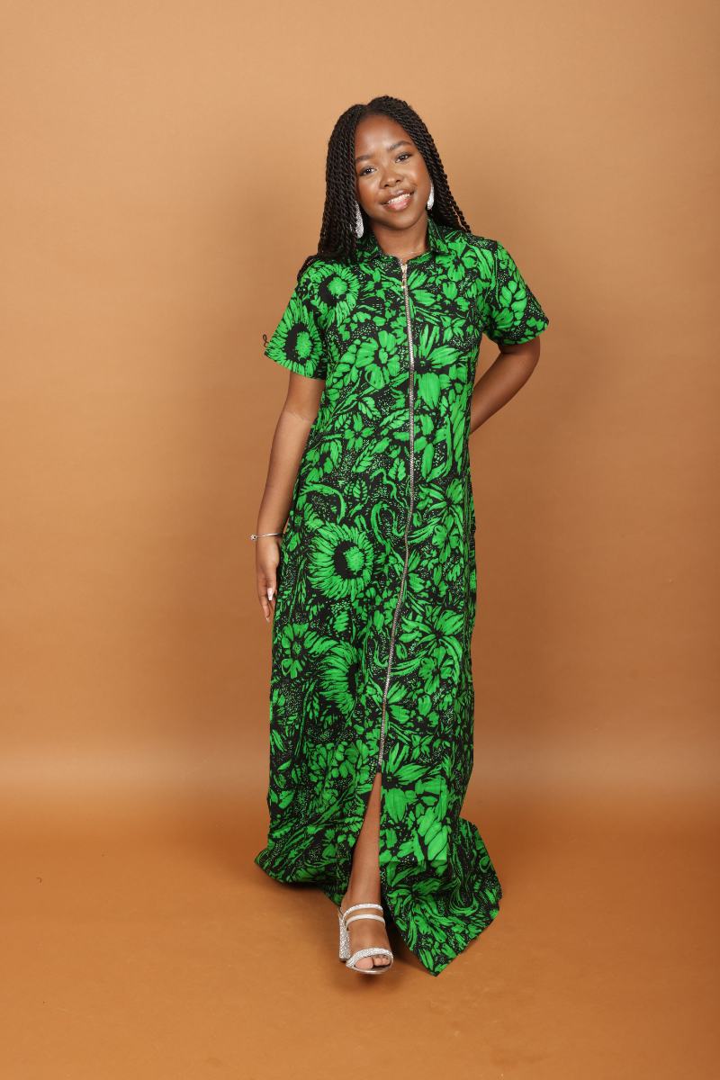 Emerald Bloom Dress