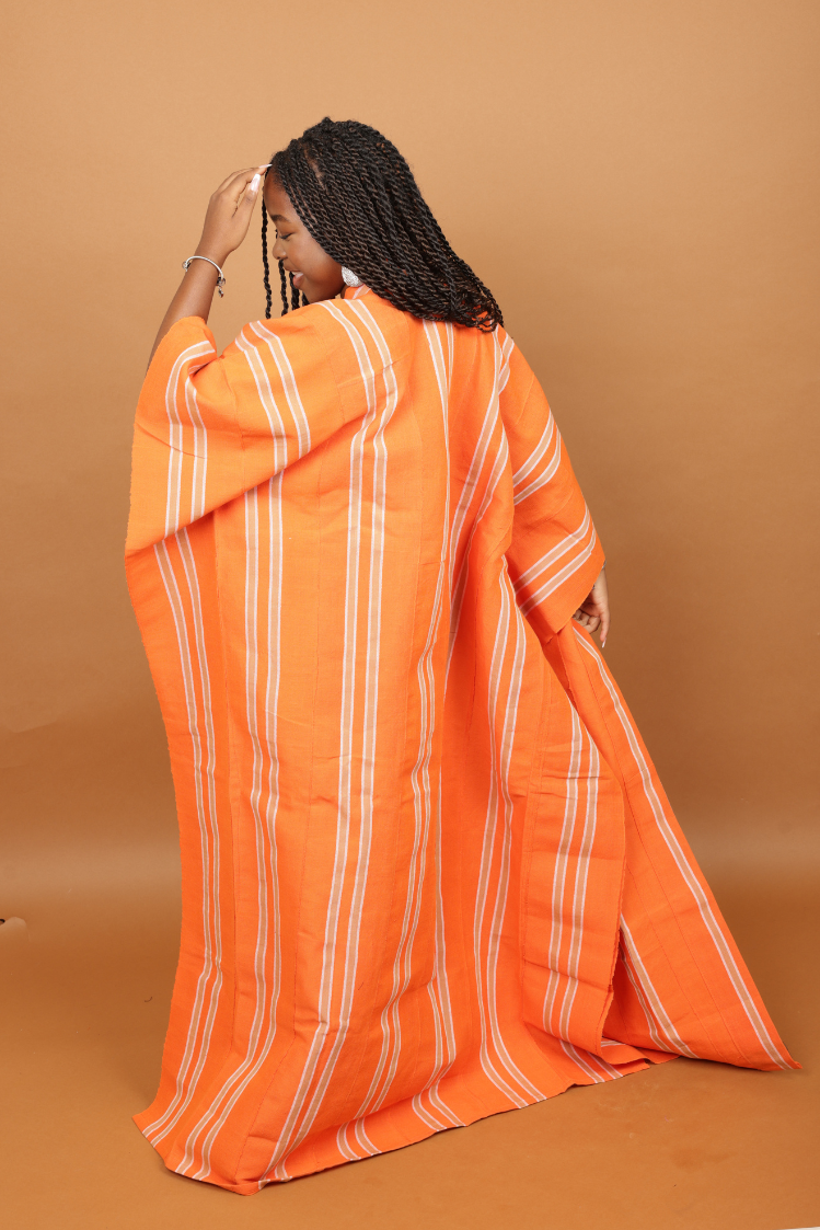 Orange Striped Asoke Jacket